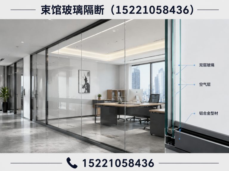 上海双层玻璃隔断展示图